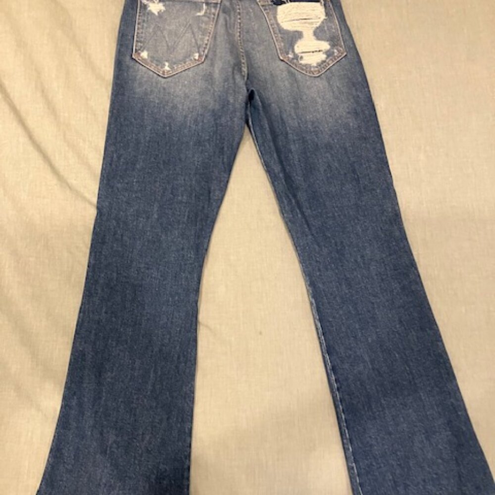 Barely Worn Mother Tripper Weekend Fray Jeans Size 26 - Picture 2 of 10